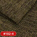 Textured dark green woven burlap fabric for sofa cushions and covers, variant #102-4 - Dark Green (#102-4)