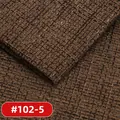 Macro close-up of thick brown burlap fabric with textured linen weave for sofa cushion covers - Coffee (#102-5)