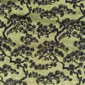 Tessuto jacquard ciniglia pino evergreen neo-cinese per cuscino divano rivestimento - 145x100cm / Verde