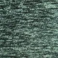Macro shot of thickened snowflake velvet chenille fabric in deep teal green for DIY - Standard / Dark Green