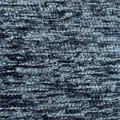Close-up texture of thick blue snowflake velvet chenille fabric for sofa cushions and DIY - Standard / Dark Blue