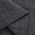 Texture macro en gros plan de tissu épais en lin tissé gris foncé pour les canapés - 1m x 1.48m / Gris foncé
