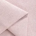 Gros plan sur la texture d'un tissu de lin tissé épais rose pour housses de canapé. - 1m x 1.48m / Rose Clair