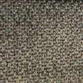 Vista macro que muestra la textura detallada de la tela de sofá de lino y poliéster tejida gruesa - Mezcla Marrón Oscuro (ZB0190-7)