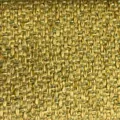Detalle macro de la textura de tela de lino grueso amarillo para tapicería de sofás - Amarillo Hierba (ZB0190-9)