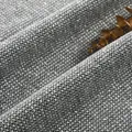 Macro texture di tessuto di ciniglia grigio spesso per divani e cuscini - Grigio siderale