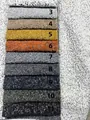 Makrodetail hochwertiger Chenille-Bouclé-Stoffmuster mit Auswahl der Farbnummern - 1 Meter / Gelb