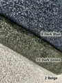 Makro-Detail von hochwertigem, doppelseitigem Chenille-Gewebe in mehreren Farben - 1 Meter / Dunkelblau