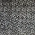 Macro vista de textura de tela de lino grueso gris oscuro para decoración de sofá tapizado - Gris Carbón (ZB0190-14)