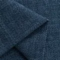 Tissu en lin grossier tissé épais haute densité pour housses de canapé et coussins bleu foncé - 1m x 1.48m / Bleu foncé