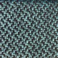 Detalle macro de tela de poliéster tejida gruesa en color verde azulado y negro para sofás - Mezcla Azul Oscuro Marrón (ZB0190-17)