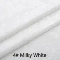 Tessuto in velluto a fiocco di neve bianco latte per divani e sedie - Colore 4# Bianco Latte - Bianco Latte (WX1833-4)