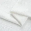 Premium white tweed fabric featuring shimmering glitter threads for elegant apparel - No.1 Rice White