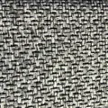 Vista macro de la textura de tela tejida gruesa y basta en gris y negro para sofás - Mezcla Gris Negro (ZB0190-21)