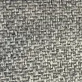 Primer plano macro de la textura de tela de lino grueso gris para sofás y sillas - Mezcla Gris Beis (ZB0190-22)