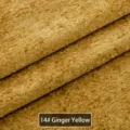 Tessuto in velluto king giallo zenzero di qualità premium per rivestimenti divani - Giallo Zenzero (WX1833-14)