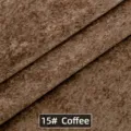 Tessuto da tappezzeria in velluto Bawang marrone caffè per rivestimenti divani - Colore Caffè (WX1833-15)