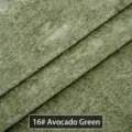 Tessuto in velluto verde avocado di alta qualità per fodere di divani e cuscini, modello 16# - Verde Avocado (WX1833-16)