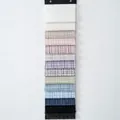 Assorted shiny tweed fabric swatches in multi-color for handmade coats and skirts - Full Color Set