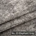 Dettaglio del tessuto in velluto fiocco di neve grigio elefante per divani - Grigio Elefante (WX1833-23)