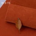 Tissu chenille épais haut de gamme orange-brun avec texture pour housses de canapé et coussins - Orange (813-15)