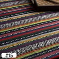 Colorful ethnic style striped woven fabric with geometric pattern in SKU #15 design - Pattern #15 (Ordinary Style) / 1 Meter