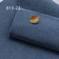 Tissu chenille bleu épais haut de gamme pour canapés et coussins en velours polyester - Bleu Marine (813-22)