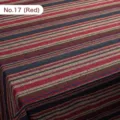 Ethnic style colorful striped fabric for tablecloth or sofa decoration, Red 17#. - Ordinary Style (#17 Red) / 1m / Red Series