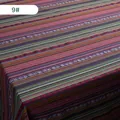 Ethnic woven fabric with colorful stripes and geometric patterns - Thickened Style (#9) / 1m / Colorful