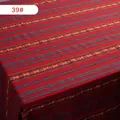 Premium red ethnic pattern upholstery fabric with colorful stripes for tablecloth, style 39 - Thickened Style (#39) / 1m / Dark Red