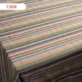 Ethnic style striped fabric decorative tablecloth with geometric patterns, style 136 - Pattern 136# (Thickened Style) / 1m / Colorful