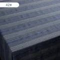 Blue and white ethnic style handmade fabric for upholstery and home decoration - Pattern 42# (Thickened Style) / 1m / Blue