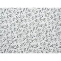 Vintage botanical chenille jacquard fabric with elegant leaf and olive pattern for sofa - Beige
