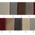 Durable polyester faux linen fabric swatches in multiple colors for storage boxes - Ten Colors