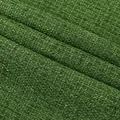 Detailed close-up view of dark green bouclé tweed fabric with shimmering silver threads - Deep Green (813-9)