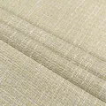 Macro detail of high-quality yellow bouclé tweed fabric with silver metallic thread - Cream (813-1)