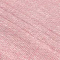 Close-up macro detail of pink tweed fabric with woven silver thread for autumn winter fashion - Pink (813-3)