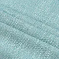 Macro view of light blue tweed fabric with silver metallic threads and wavy texture - Light Blue (813-12)