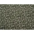Detailed view of vintage dark green botanical chenille jacquard fabric for sofa and curtains - Green / Price Per Meter 1.5m Width
