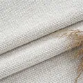 Thick coarse-grain chenille fabric in cream beige for sofa upholstery and cushions - Off White