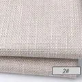 Premium thick faux linen upholstery fabric in light beige variant 2 for sofa and cushions - Standard / Beige (No. 2)