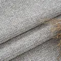 Thick textured grey chenille upholstery fabric for modern sofa and cushion covers - Cloud Gray