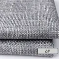 Thickened grey faux linen upholstery fabric for sofas, chairs and cushions, Color 6# - Standard / Light Gray (No.6)