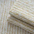 Premium thickened Chenille sofa fabric with yellow and white mountain pattern texture - 2608-10金缕浅纹