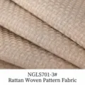 Tissu épais à texture tressée beige pour canapés et coussins, modèle NGLS701-3# - No. 3 (NGLS701) / Beige Café
