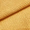 Thick orange chenille fabric with luxury petal jacquard texture for sofa upholstery - Retail Price (Within 70 Meters) / Golden Yellow (No. 2)