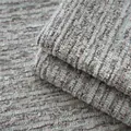 Macro detail of high-quality thick pink and white chenille fabric with mountain pattern - 2608-13浅灰石纹