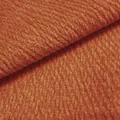 Detailed macro shot of thick terracotta chenille upholstery fabric with wavy petal texture - Retail Price (Within 70 Meters) / Brick Red (No. 5)