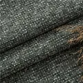 Premium thick coarse grain chenille fabric for sofa covers and cushions in dark green - Premium Green