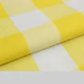 Yellow and white gingham cotton linen fabric for DIY sofa covers - Standard / 6# Yellow & White Plaid